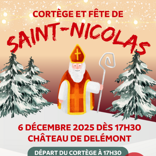 Saint-Nicolas et ses acolytes à Delémont